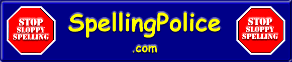 Spelling Police Banner